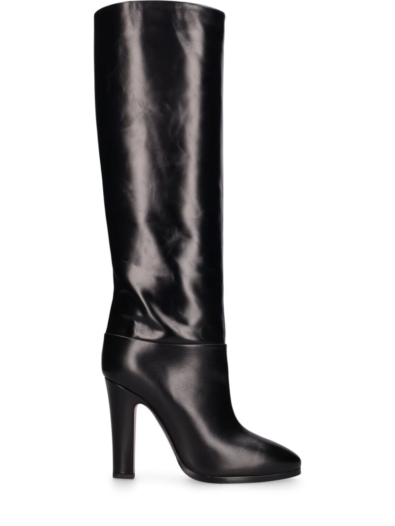 105mm Midas tall leather boots - 1