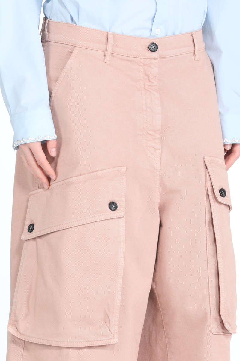 WIDE-LEG BERMUDA CARGO SHORTS 5