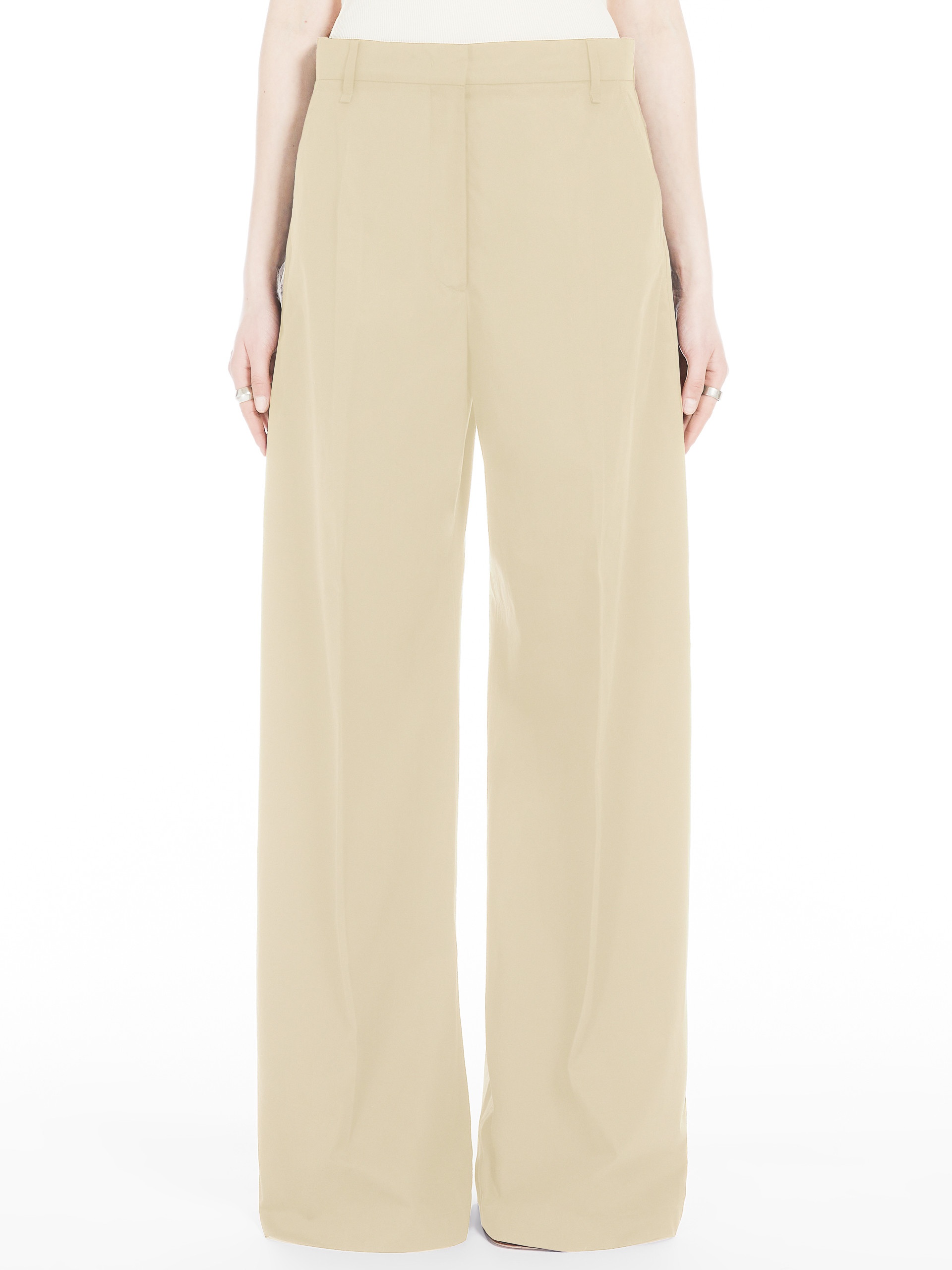 GEBE Oversized washed cotton trousers - 3