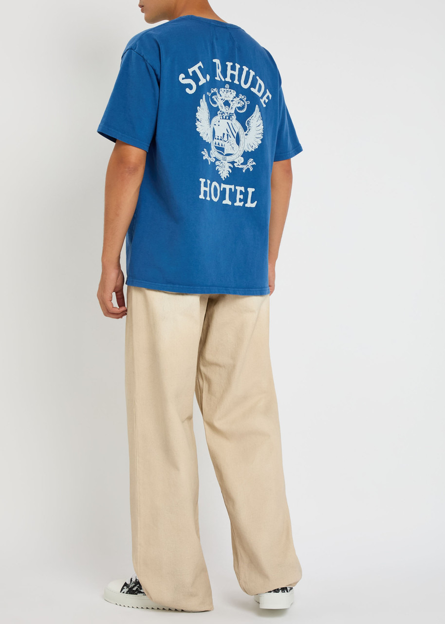 Rhude St Rhude Printed Cotton T-shirt - 4