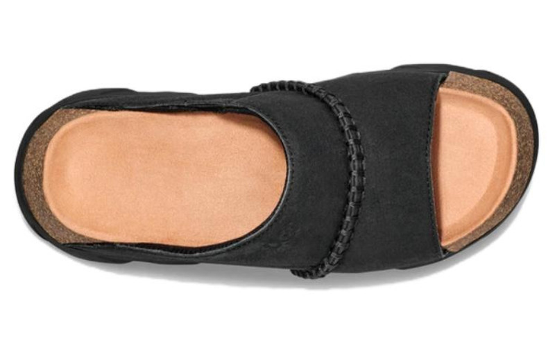 UGG (WMNS) UGG Sunskip Slide 'Black' 1152695-BLK-BLK outlook
