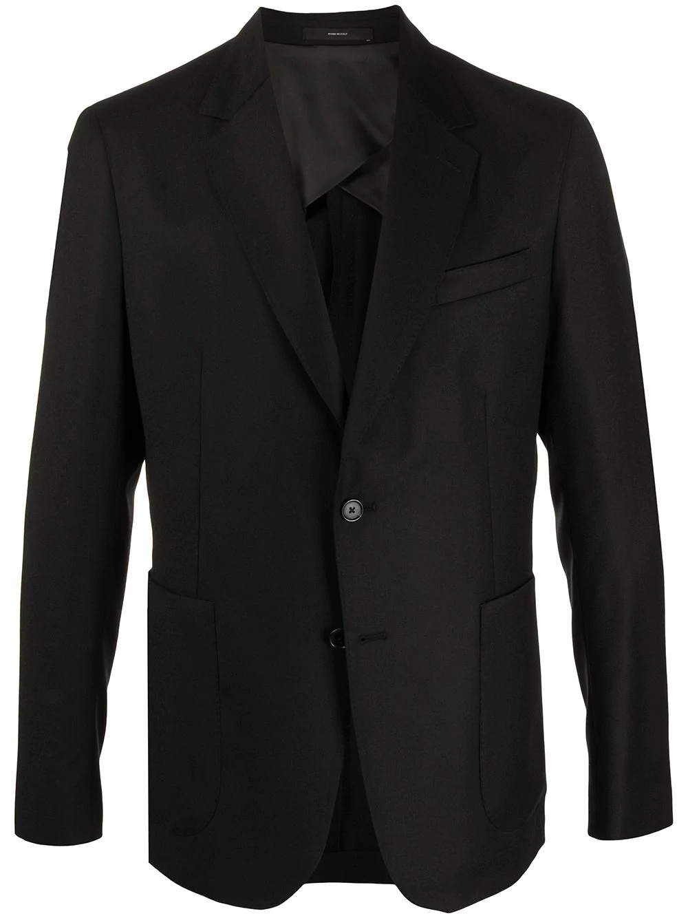 fine knit notched lapel suit jacket - 1