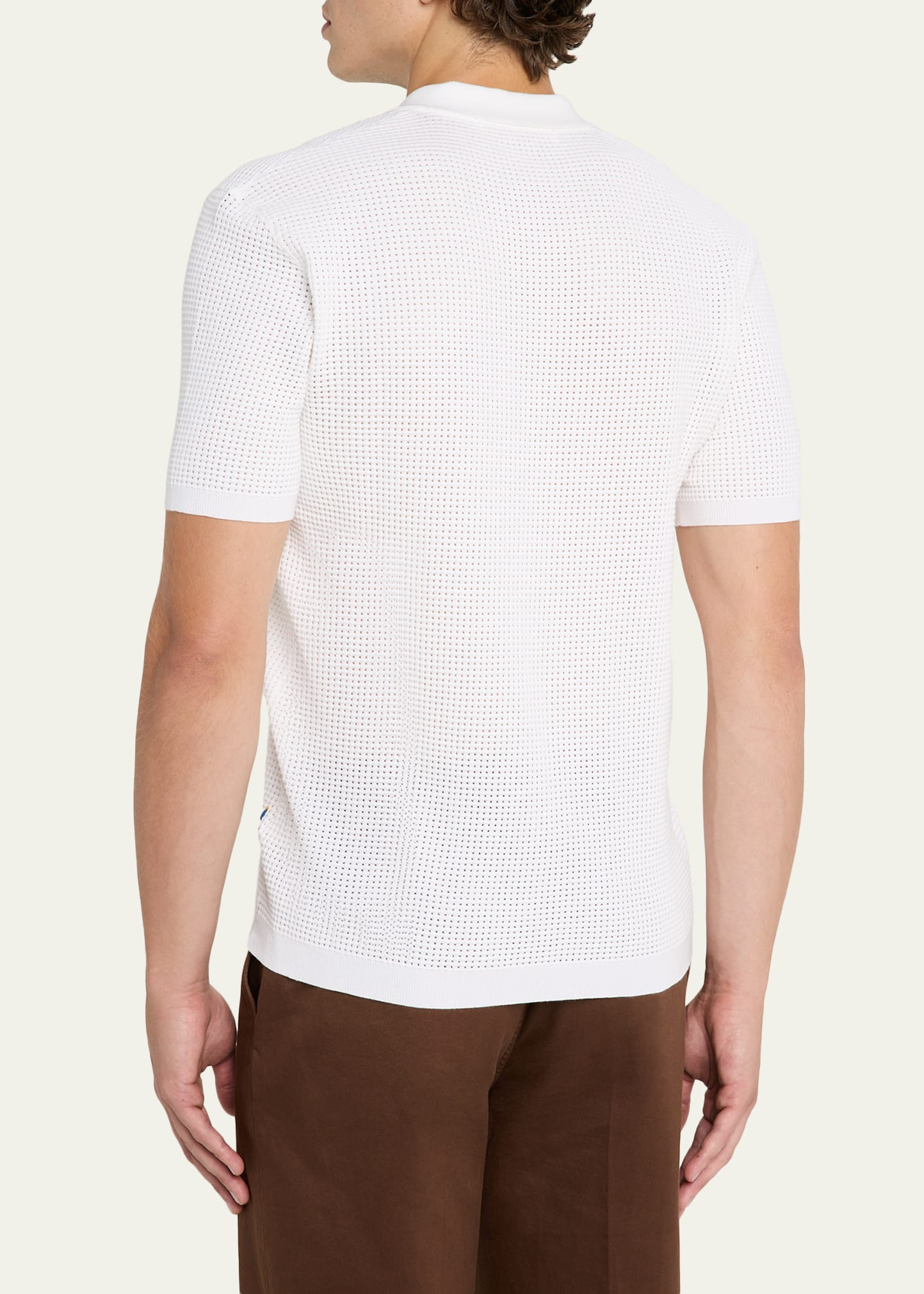 Men's Roddy Mesh Stitch Polo Shirt - 3