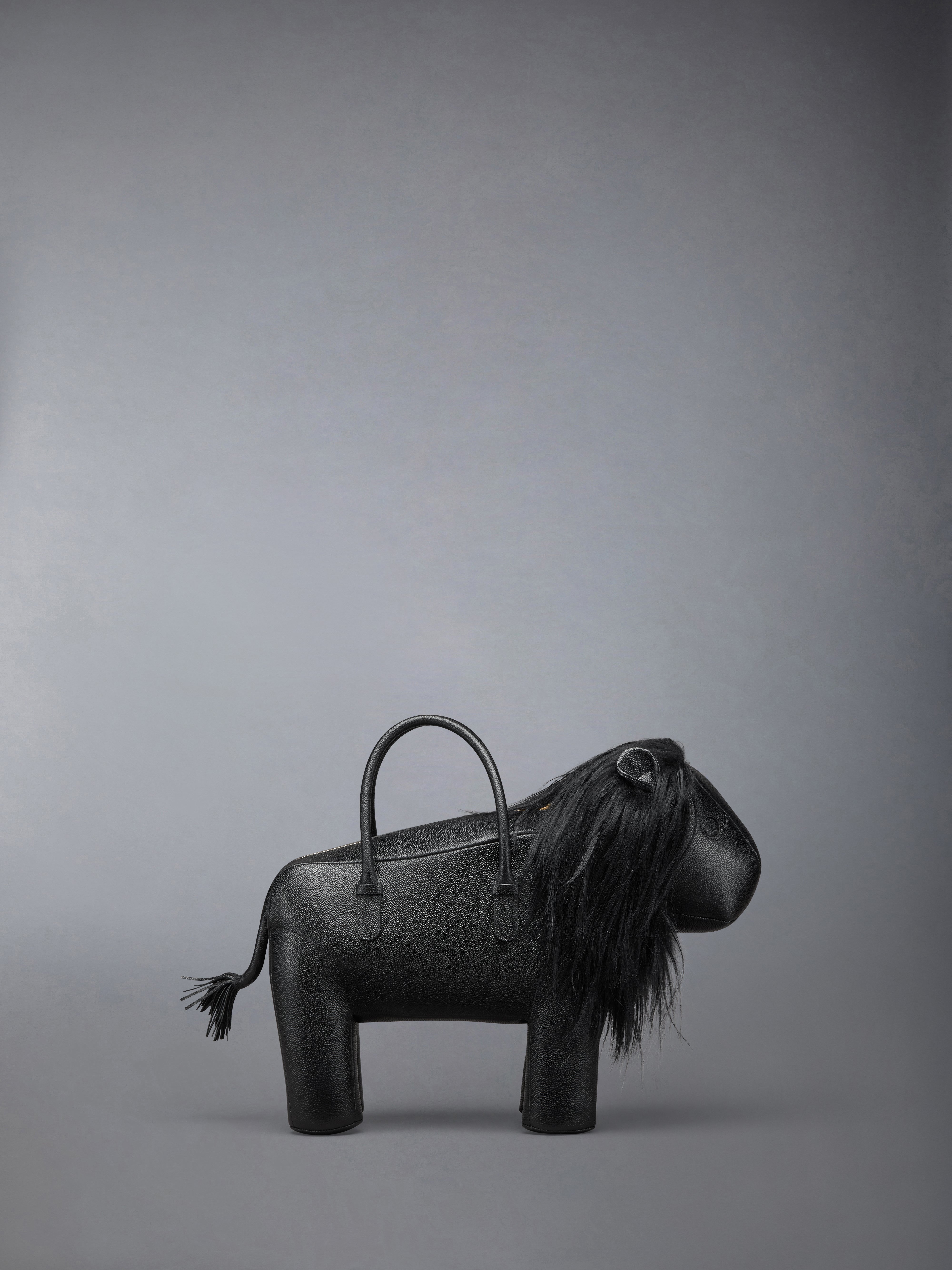 Lion Bag In Pebble Grain - 3