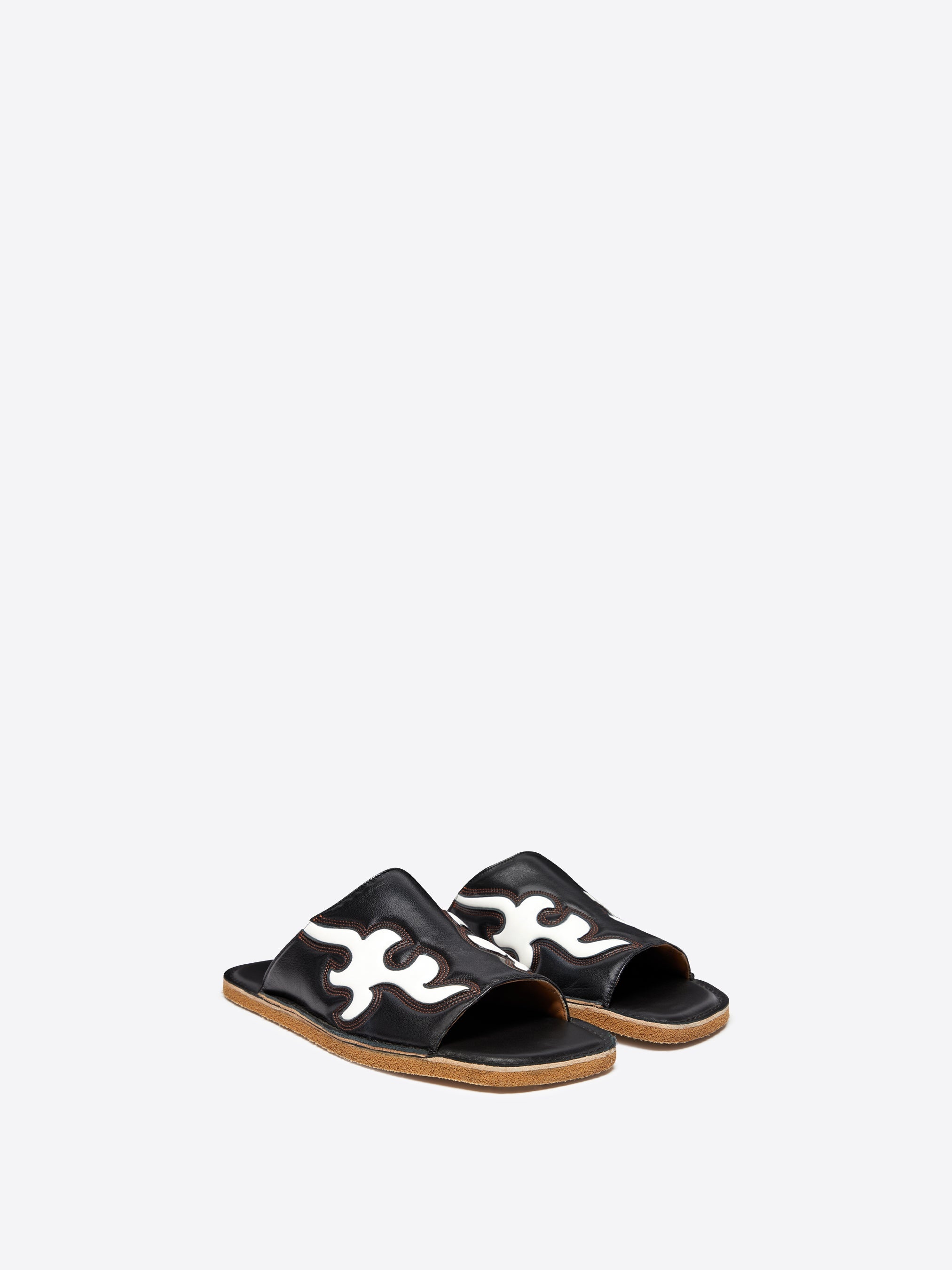 LEATHER SLIDES - 3