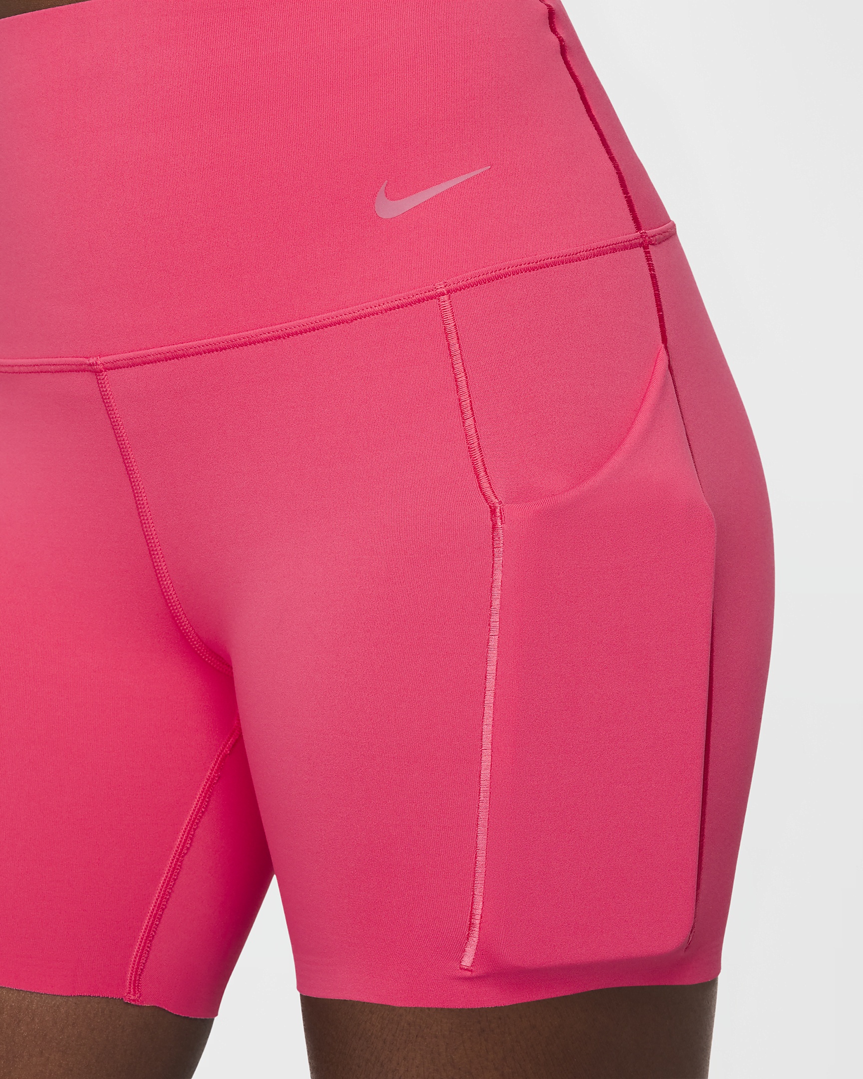 Nike Universa Women's Medium-Support High-Waisted 5" Biker Shorts with Pockets - 7