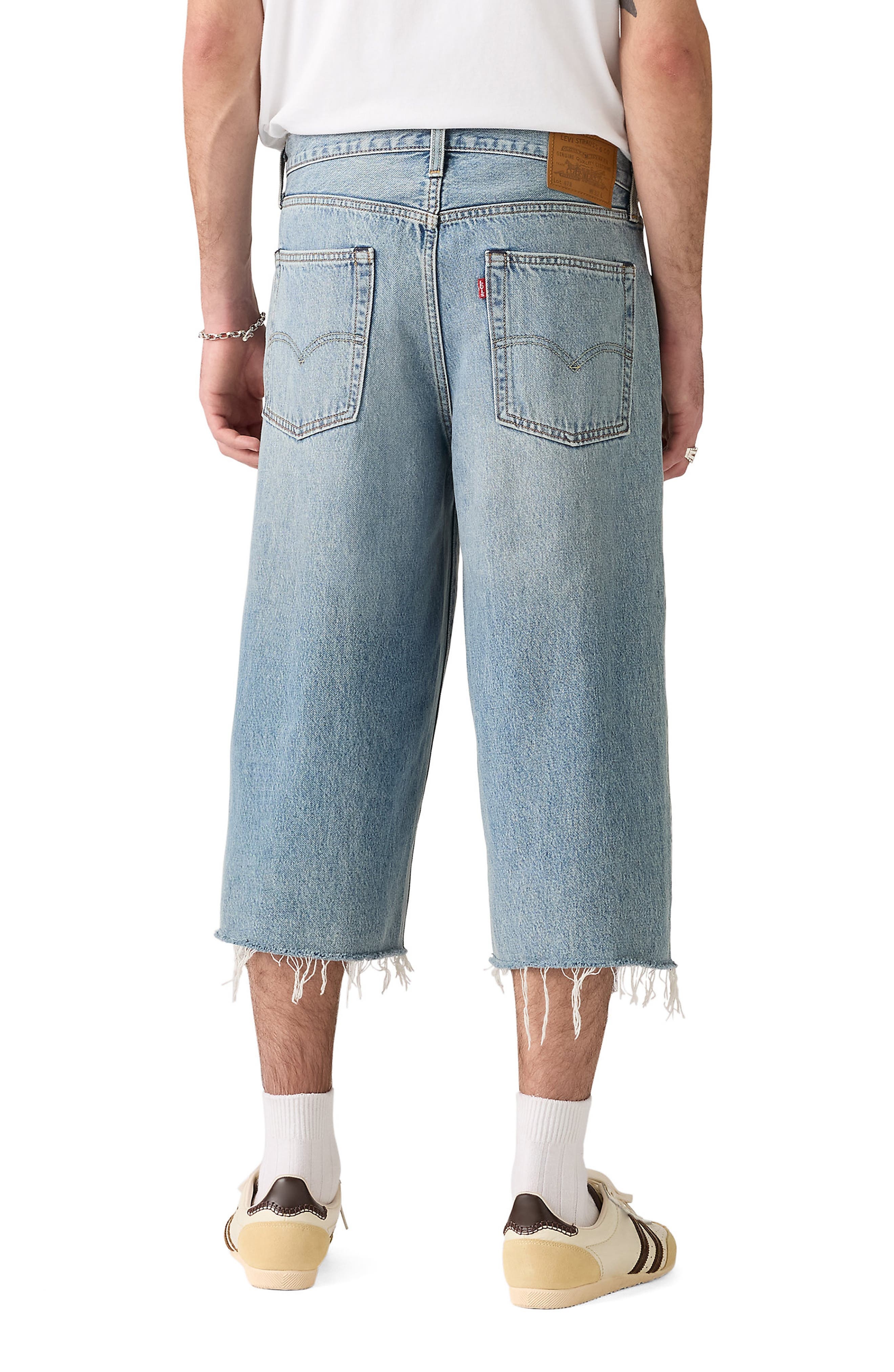 levi's 478™ Raw Hem Baggy Capri Jeans in Mellow Mornings at Nordstrom - 2