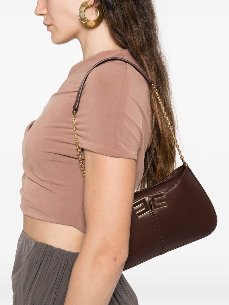 ELISABETTA FRANCHI logo chain shoulder bag outlook