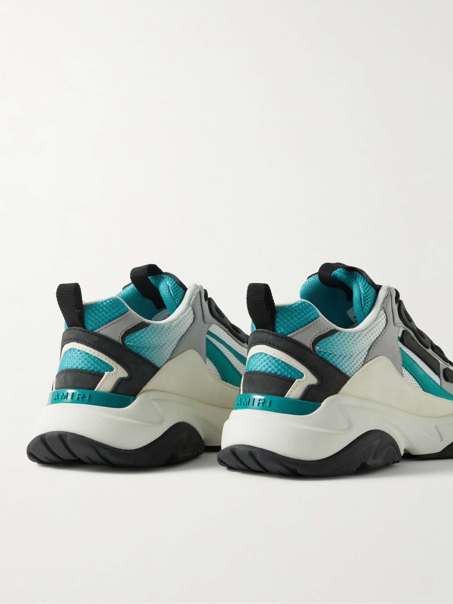 Bone Runner Nubuck-Trimmed Mesh Sneakers - 5