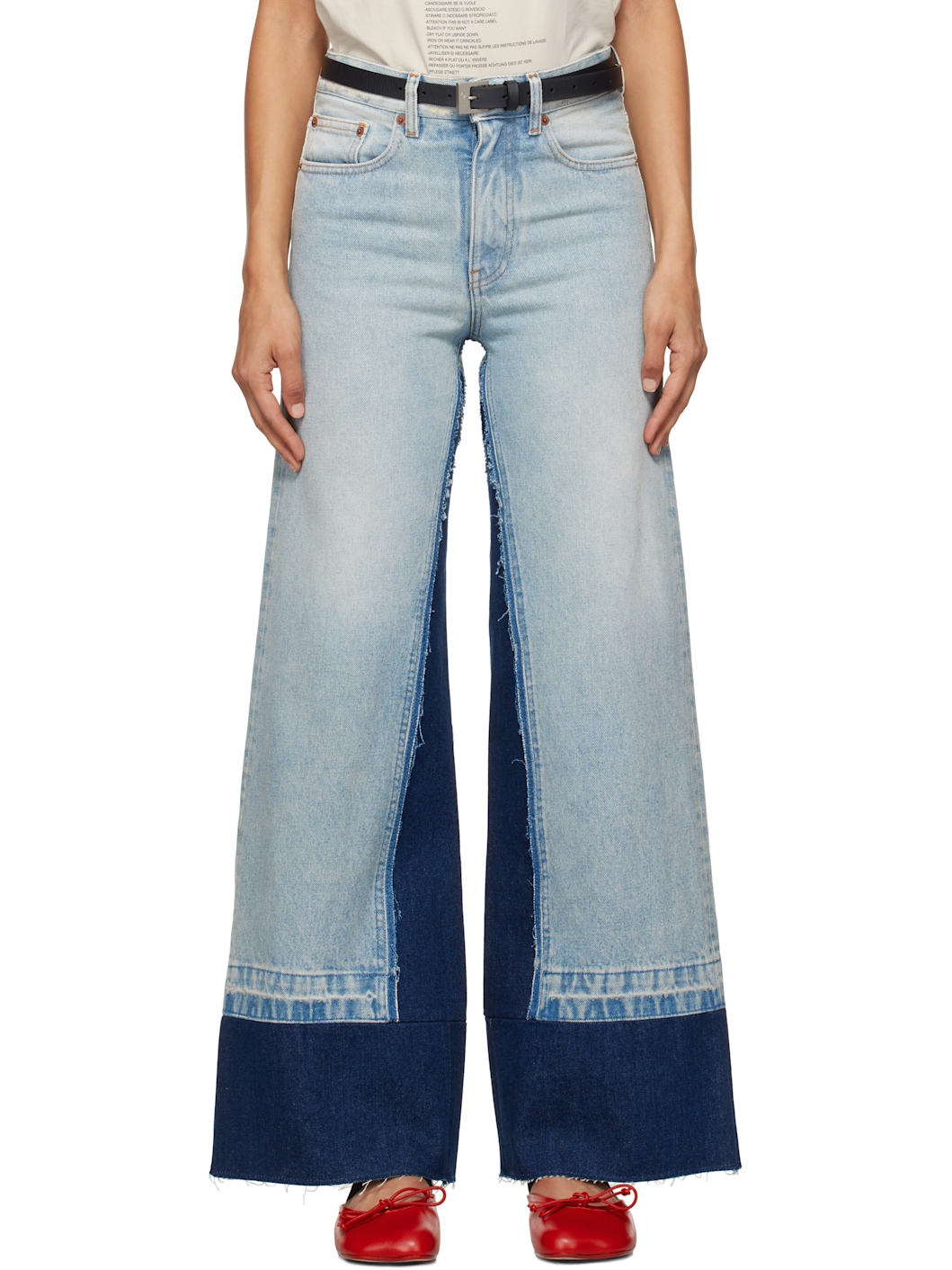 Blue 5 Pocket Jeans - 1