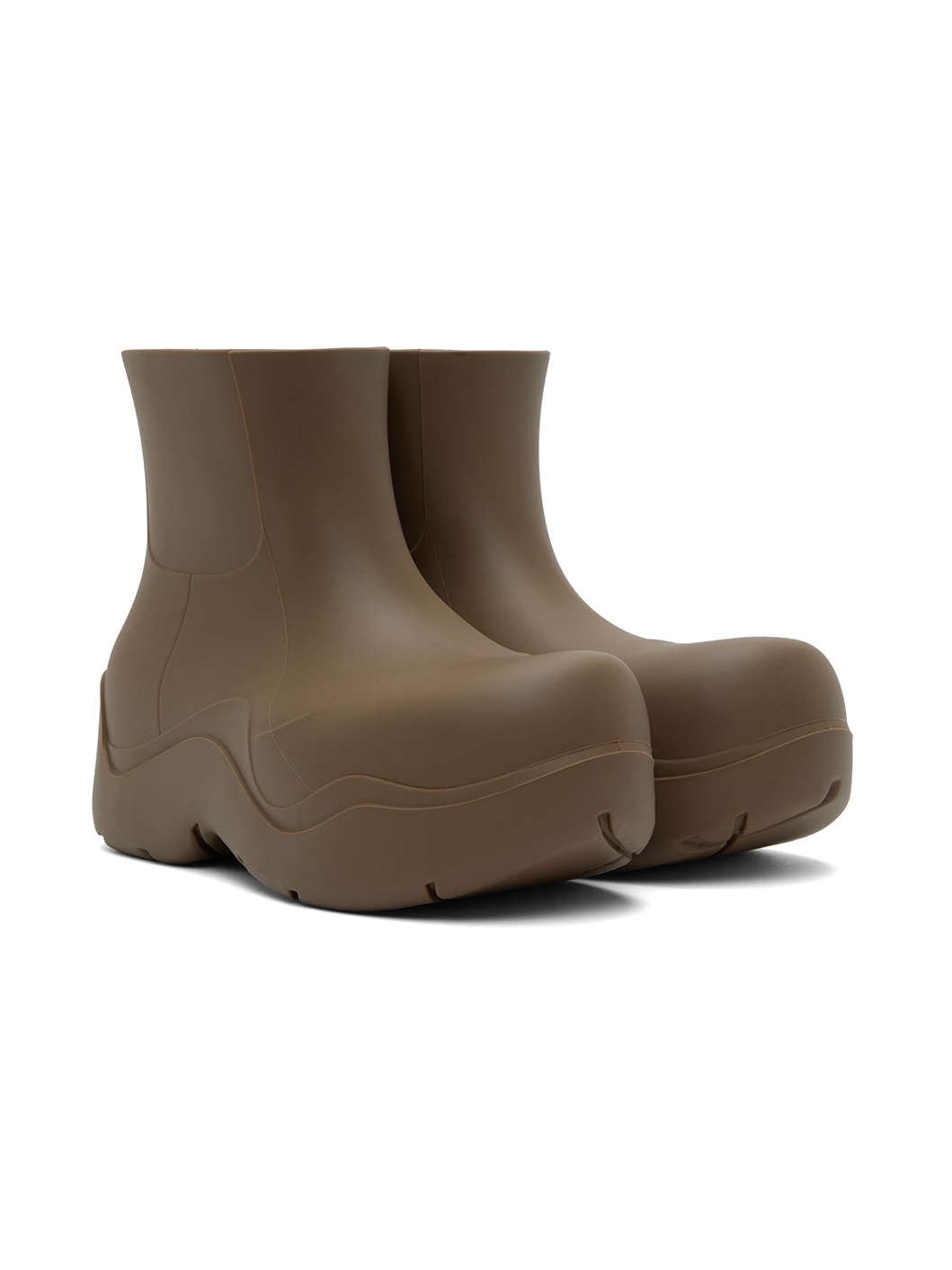 Brown Puddle Boots - 4