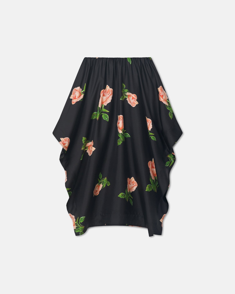 Printed Silk Twill Midi Skirt 1