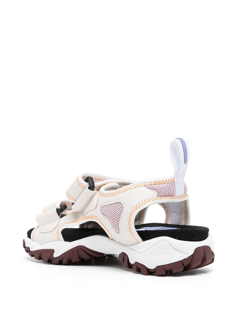 panelled touch-strap sandals - 3