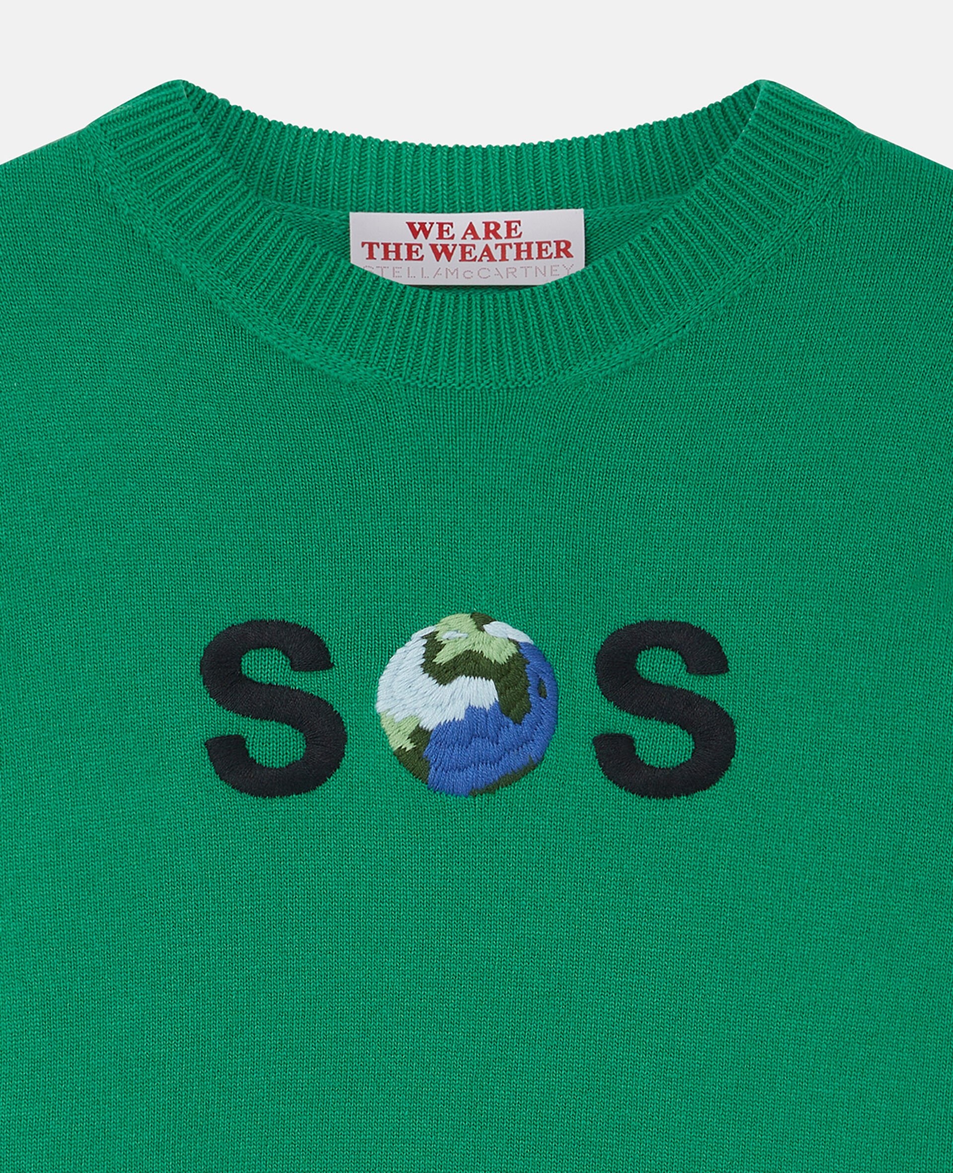 SOS Embroidered Knit Jumper - 5