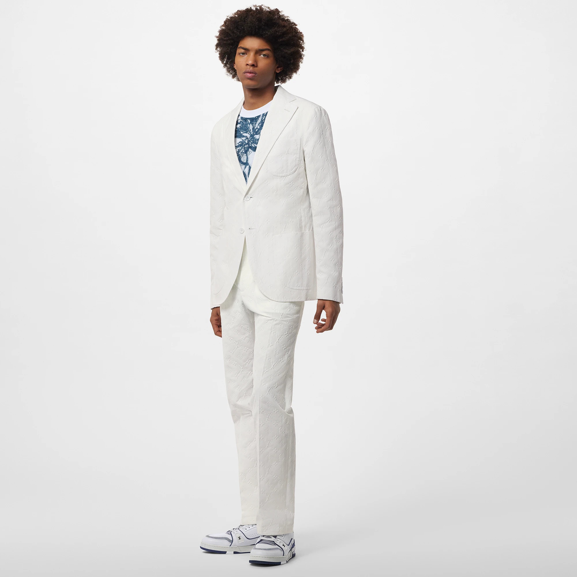 Monogram Cotton Napolitana Jacket - 4