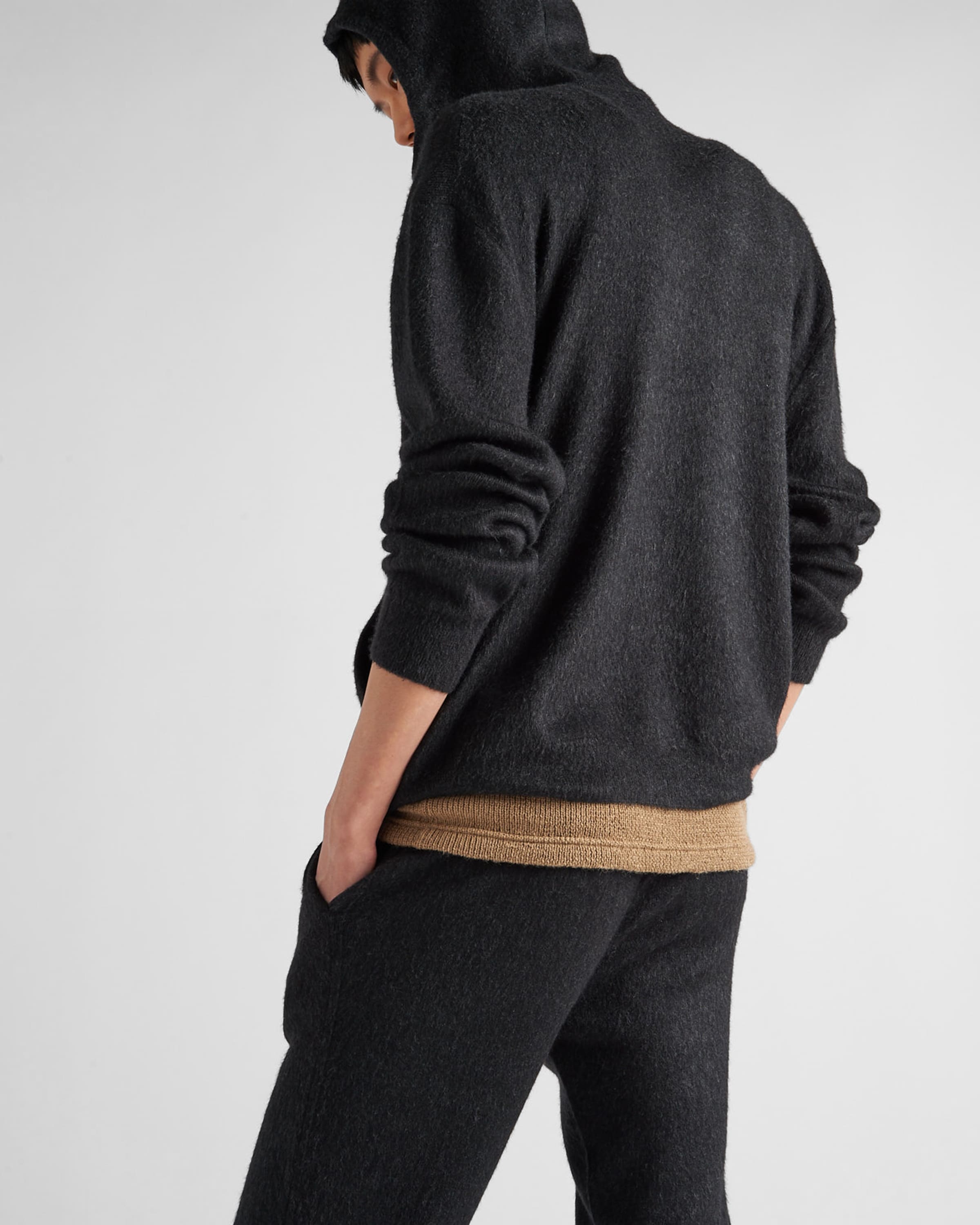 Cashmere and silk knit pants - 4