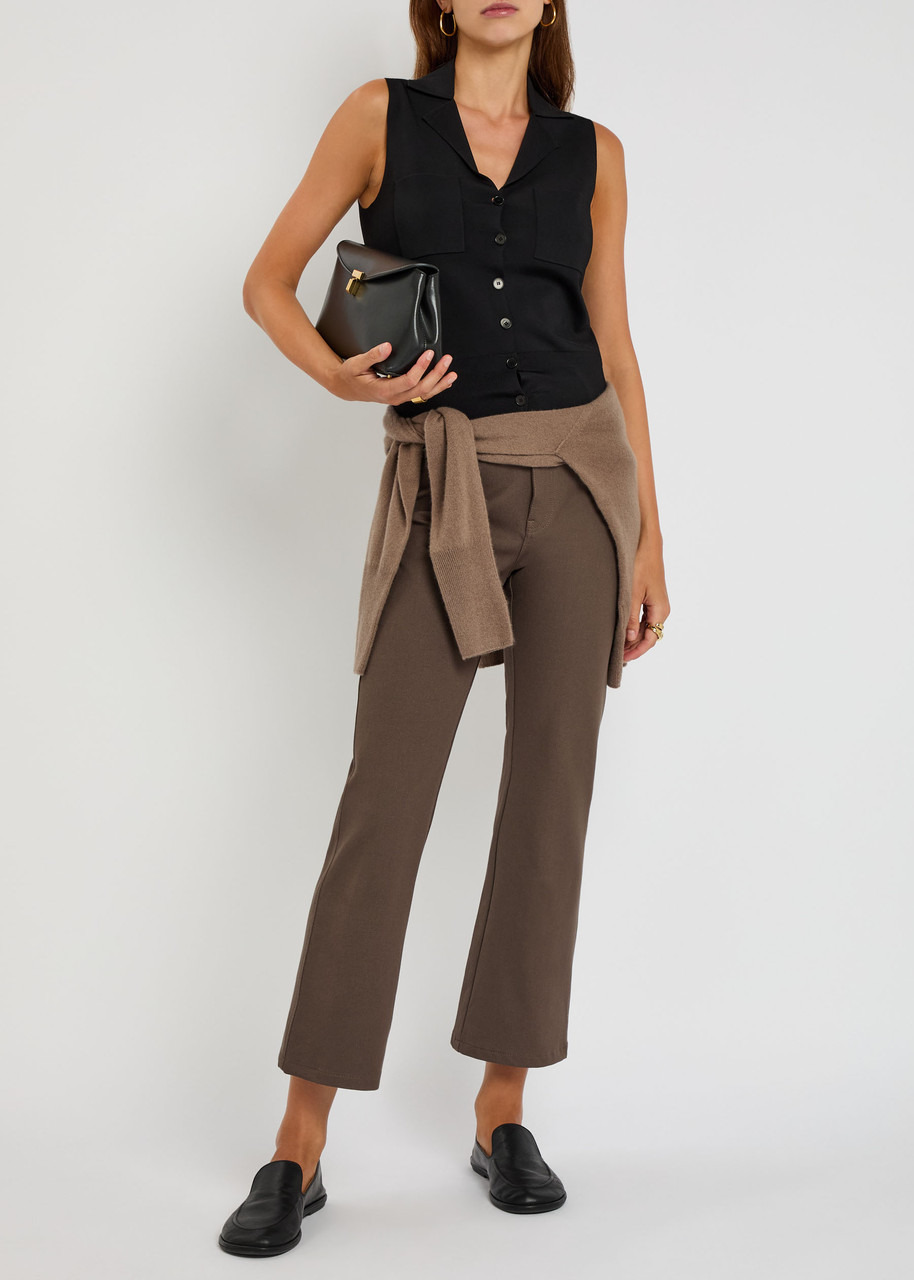 Joseph Duke Flared-leg Stretch-twill Trousers - 4