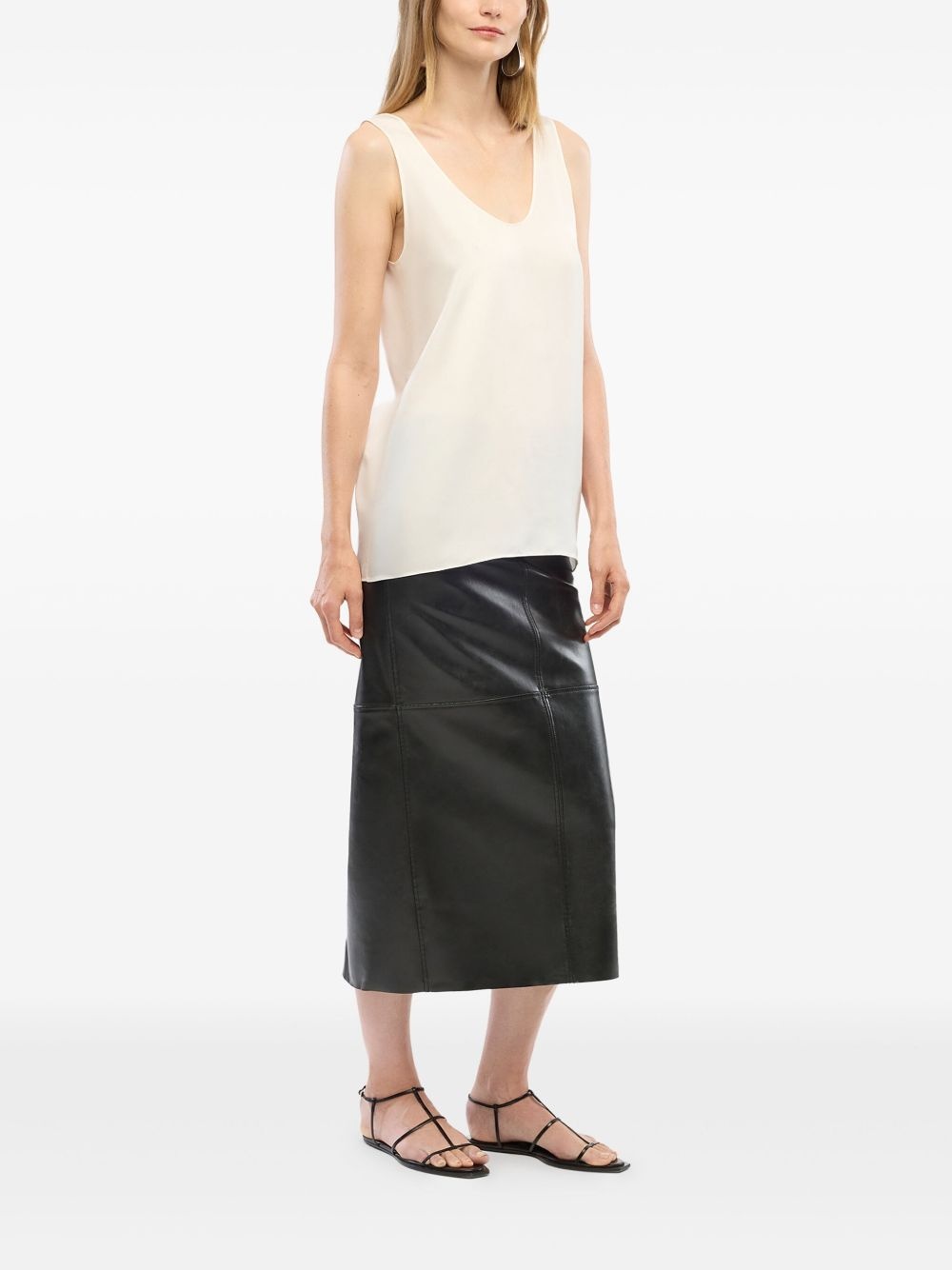 silk tank top - 3