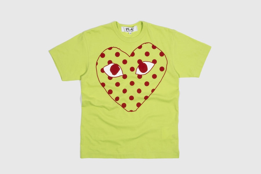 POLKA DOT HEART S/S T-SHIRT - 1