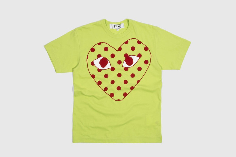 POLKA DOT HEART S/S T-SHIRT - 1