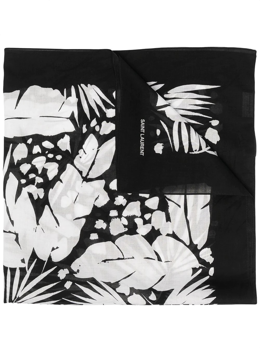 palm tree print scarf - 1