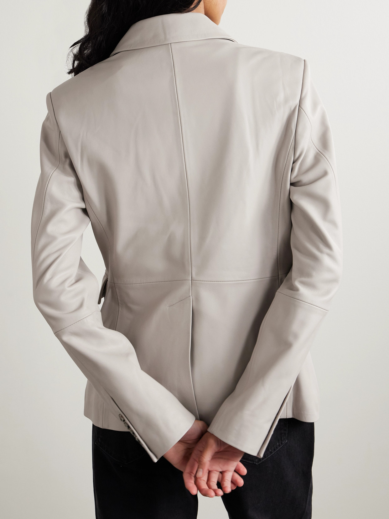 Aldo Leather Blazer - 3