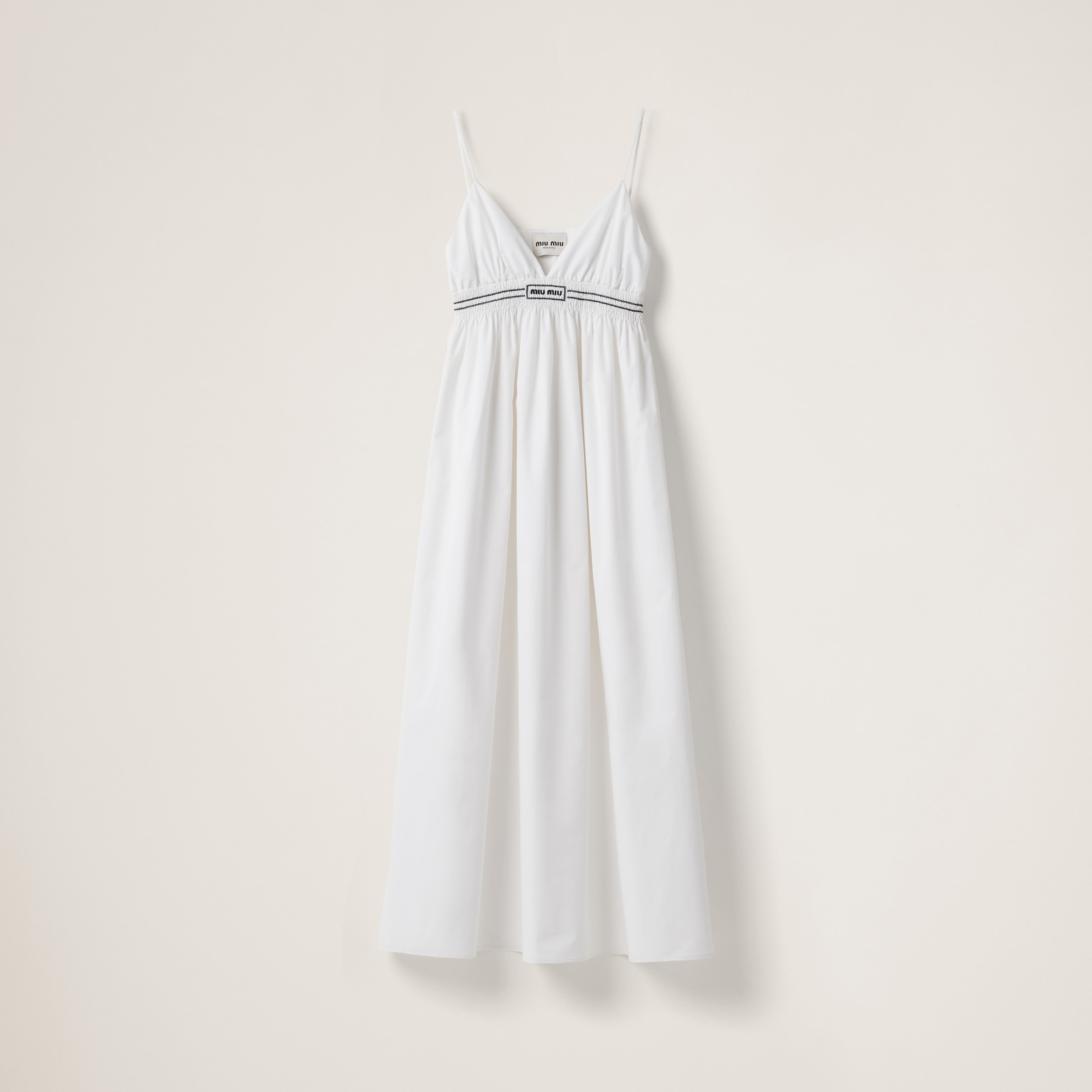 Poplin long dress - 1