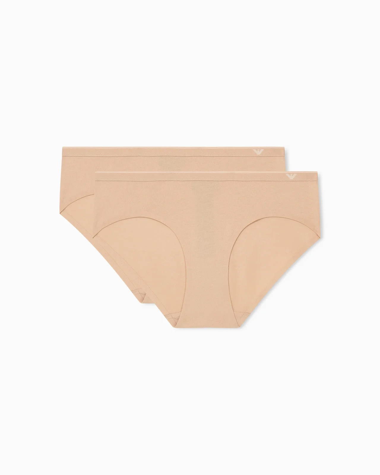 2-PACK OF SEAMLESS COTTON JERSEY BRIEFS WITH LOGO WAISTBAND - 1