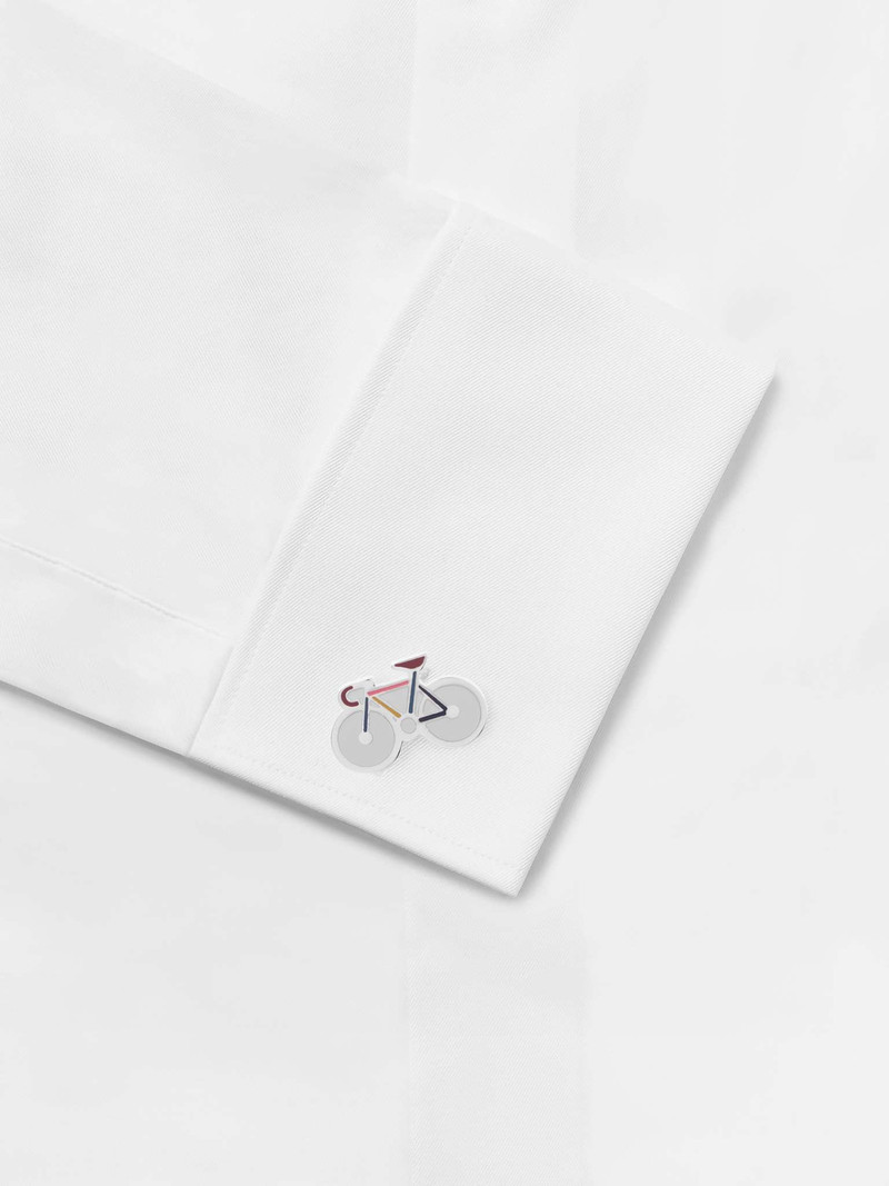 Paul Smith Bike Silver-Tone and Enamel Cufflinks outlook
