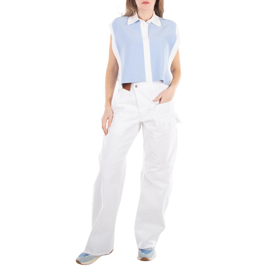 JW Anderson Contrast Striped Polo Vest - 3