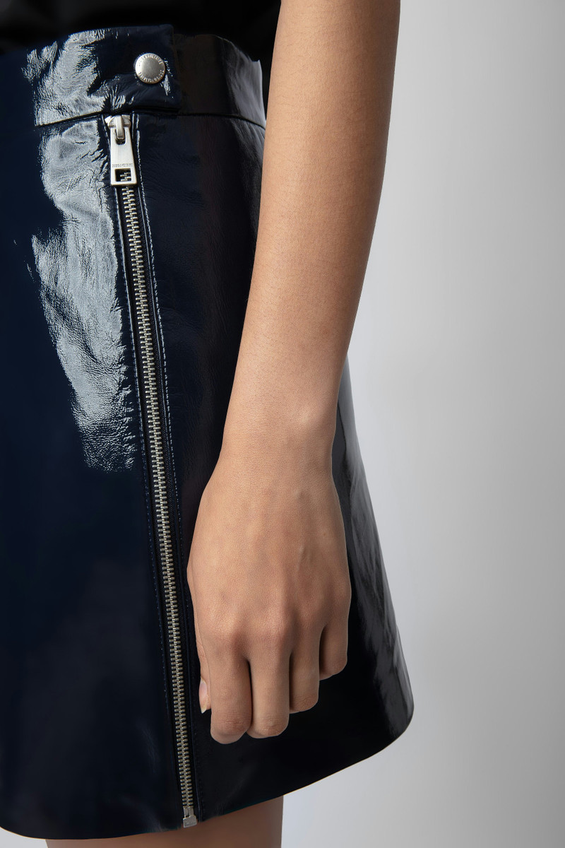 Zadig & Voltaire Jinette Vinyl Skirt outlook