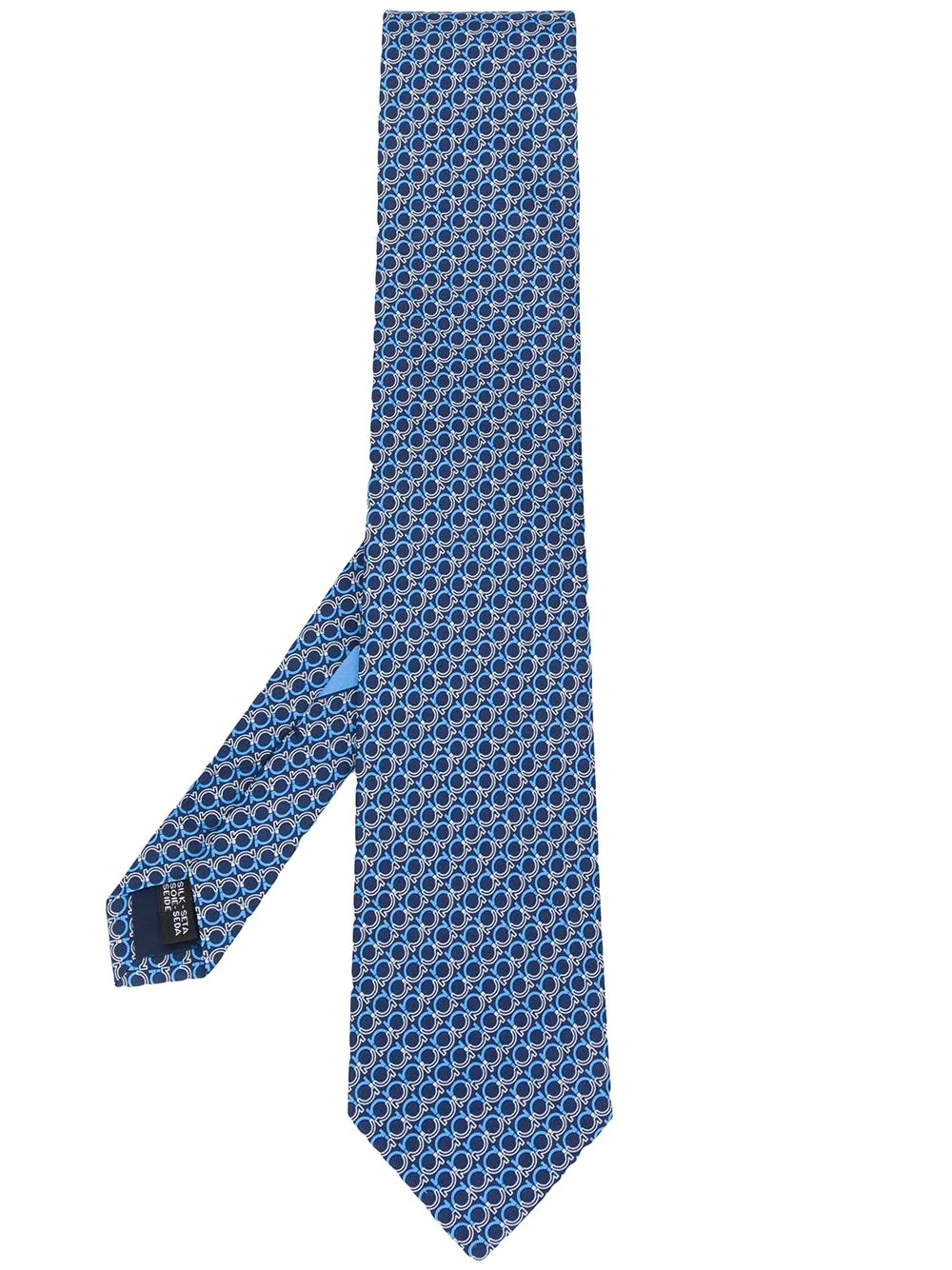 logo print tie - 1