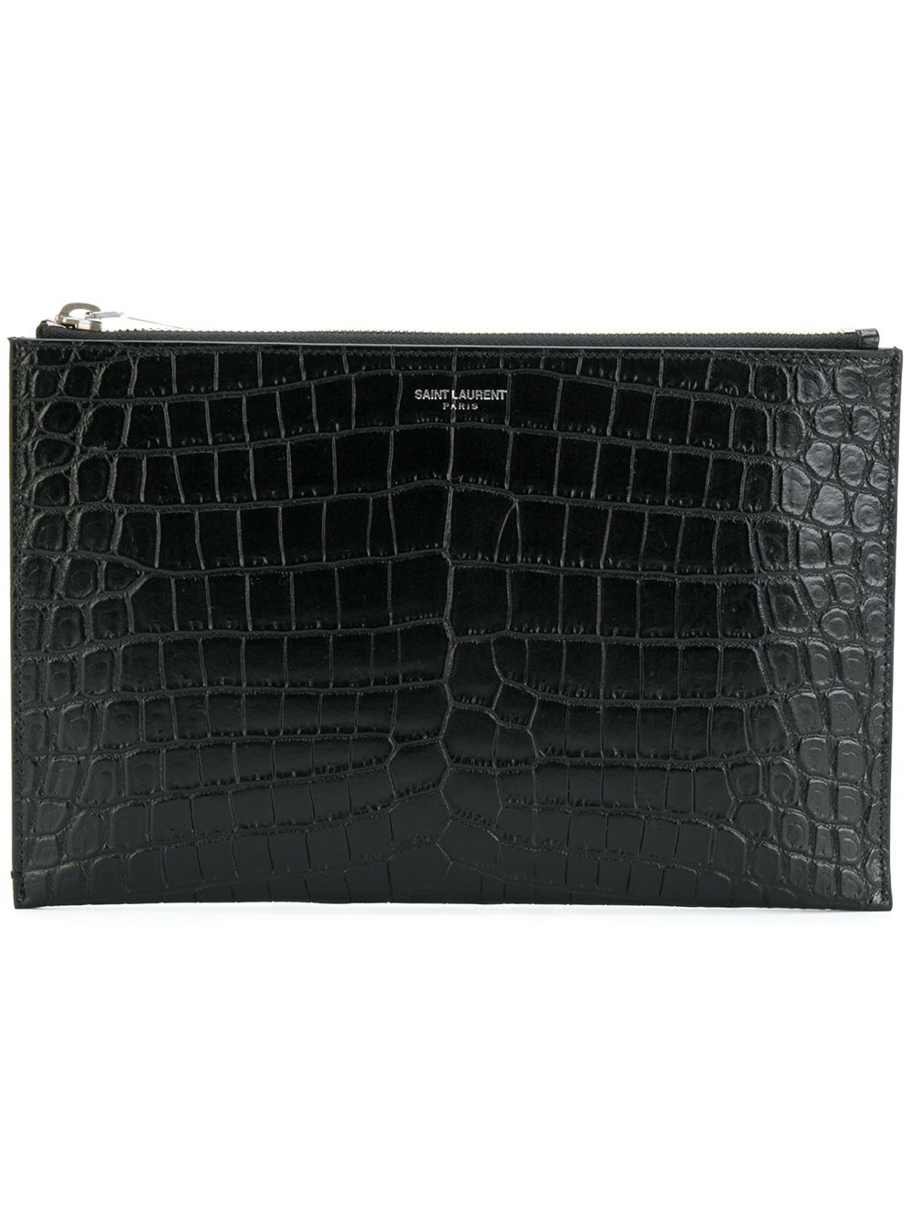 mini tablet crocodile-embossed sleeve - 1