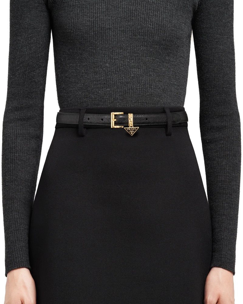 Prada Saffiano leather belt outlook