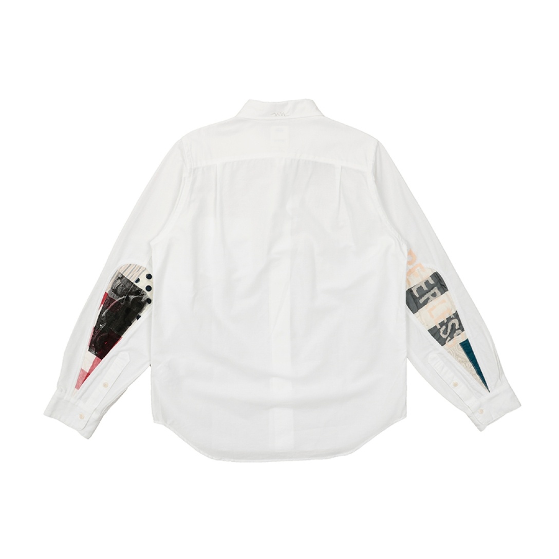 ALBACORE JUMBO SHIRT L/S COLLAGE WHITE - 1