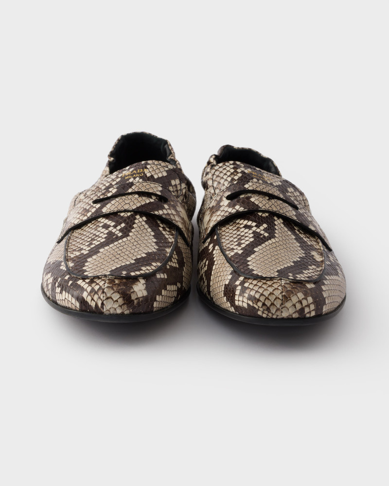 Shuffle printed Ayers leather loafers 6