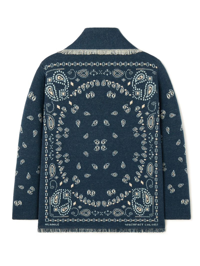 Bandana Jacquard Cardigan 3
