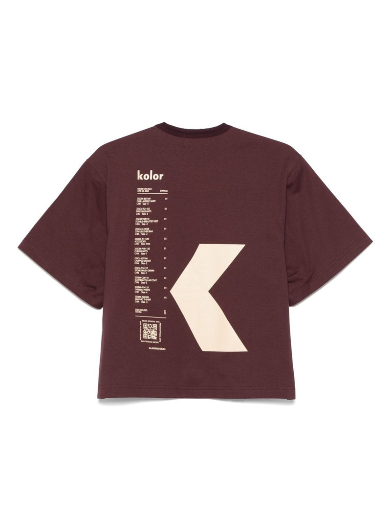 Kolor graphic-print T-shirt outlook