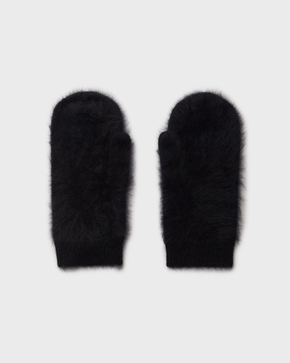 Brushed Mittens Black ONESIZE - 2