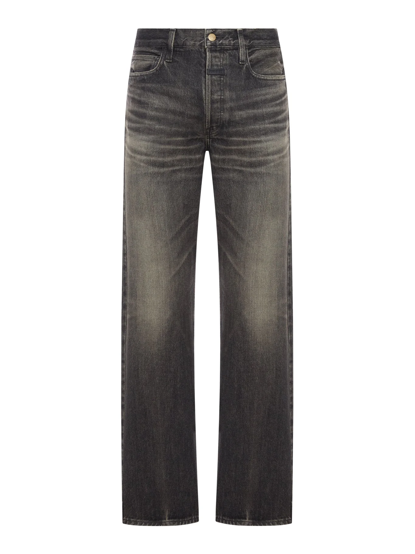 WASHED DENIM JEANS - 1