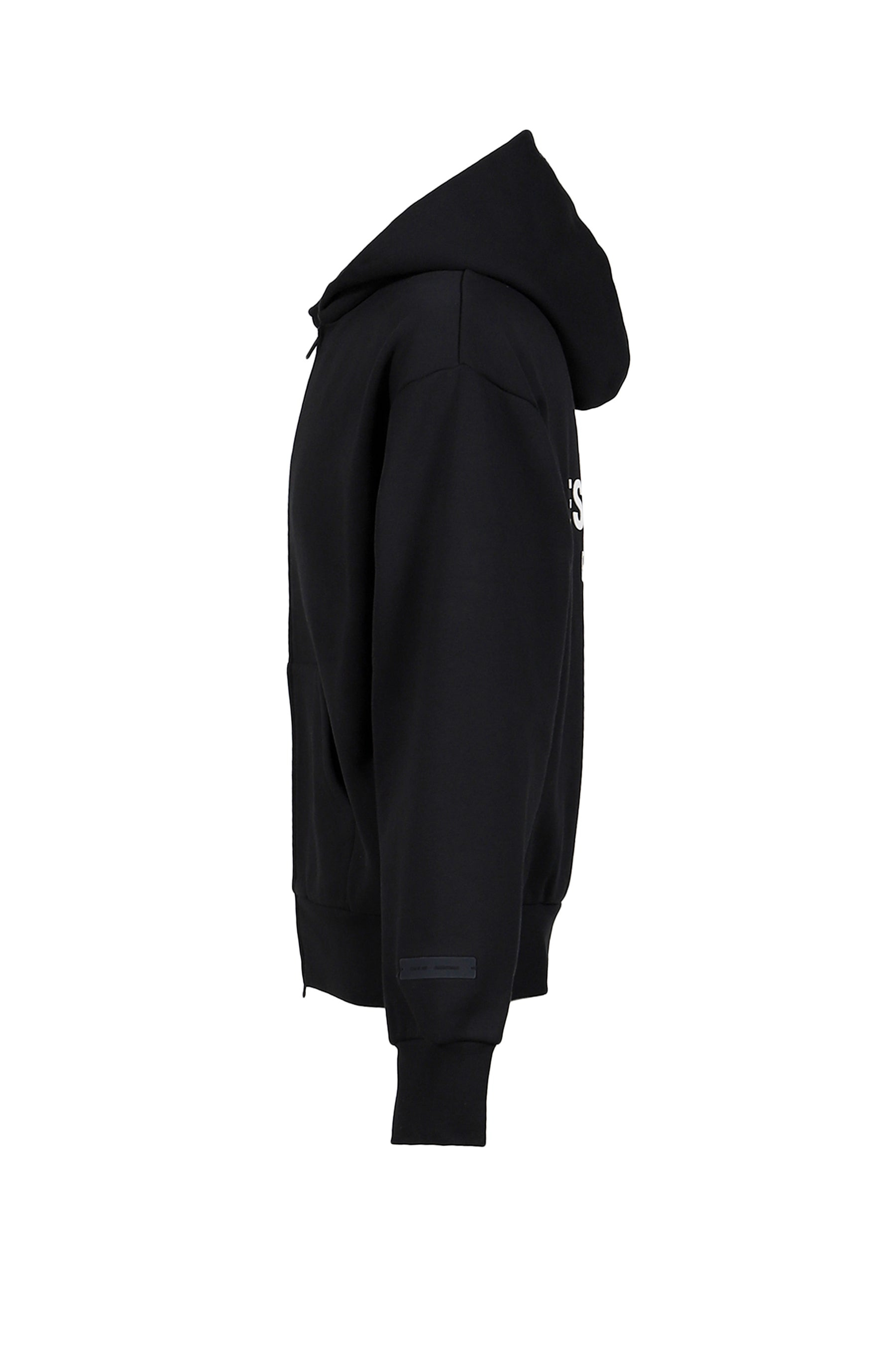 CLASSIC FIT FLEECE ZIP UP HOODIE / JET BLK - 8