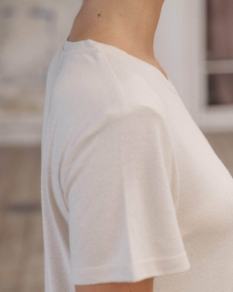 Silk Tee Shirt Dress - Wild Silk Jersey 4