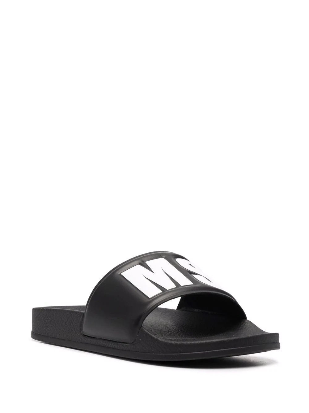 logo-embossed rubber slides - 4