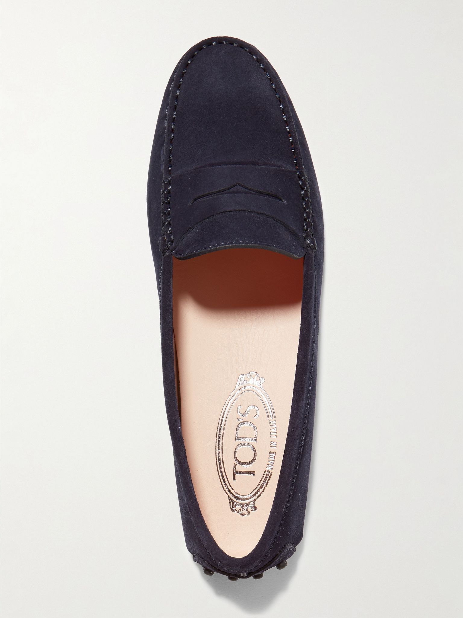 Gommino suede loafers Navy - 5