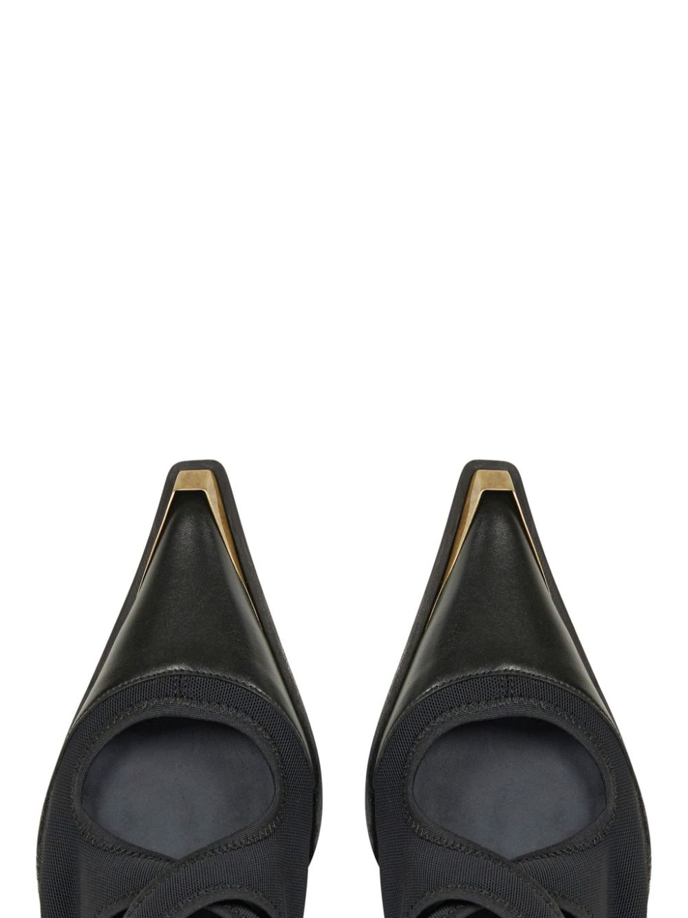 pointed slingback ballerina shoes - 3