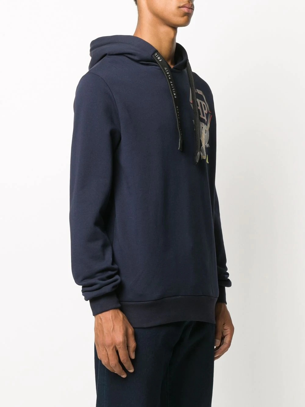 King Plein logo print hoodie - 3