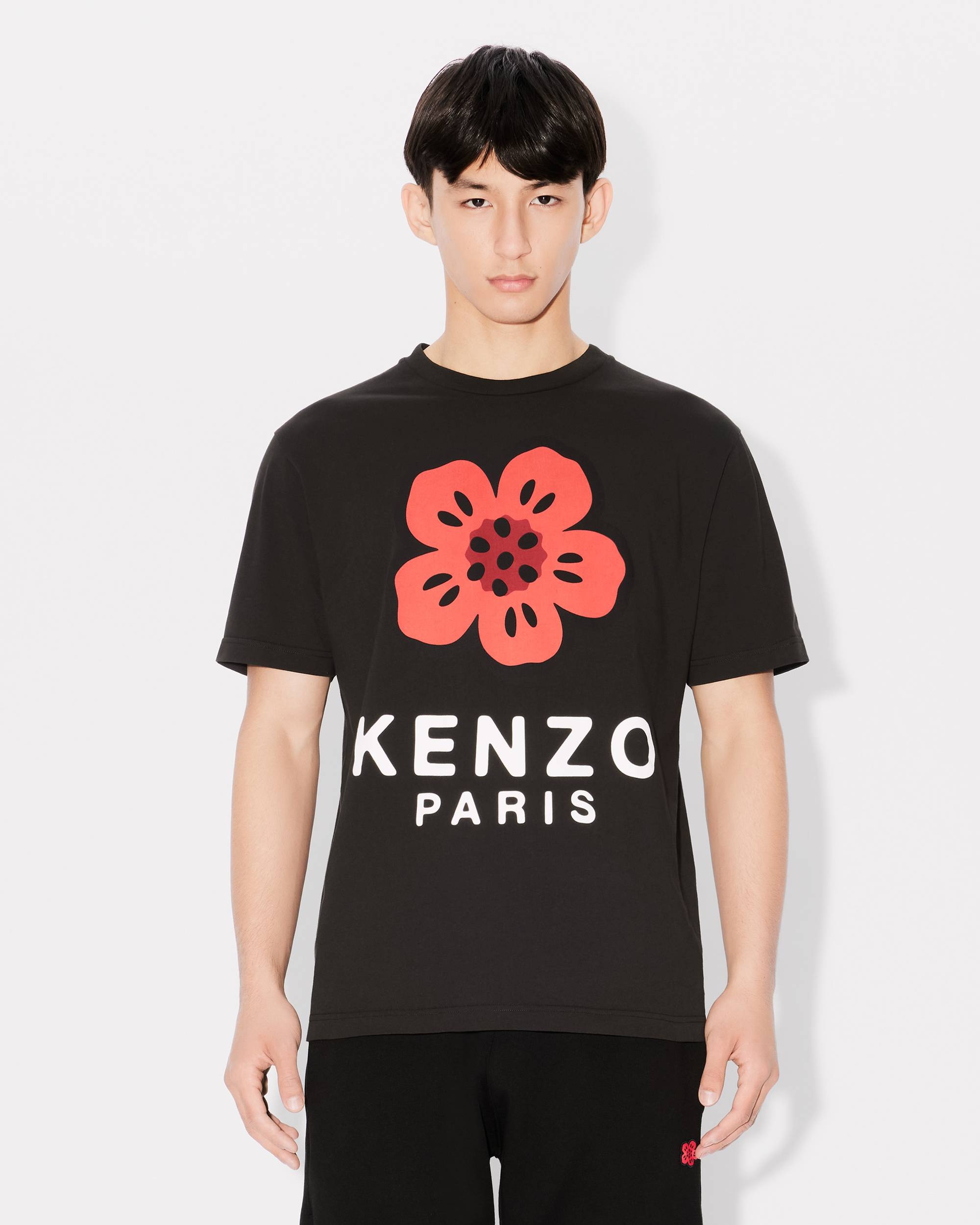Tシャツ・カットソー KENZO FW25 BOKE FLOWER PRINT T-SHIRT (FE65TS4754SO 99J) KENZO 'Boke Flower' T-shirt | REVERSIBLE