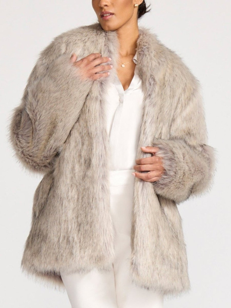 The Faye Faux Fur Jacket 1