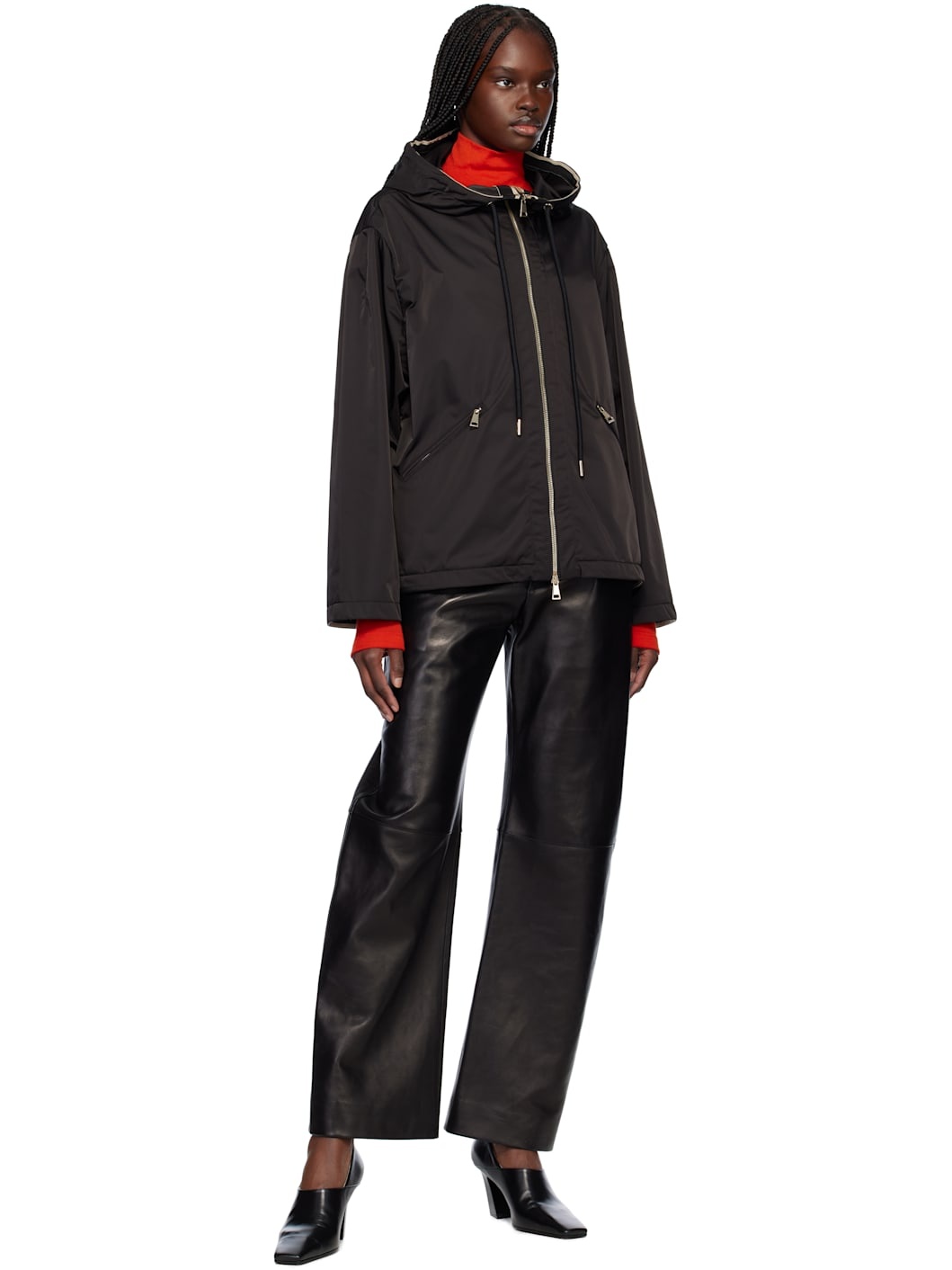 Black Cassiopea Hooded Jacket - 5