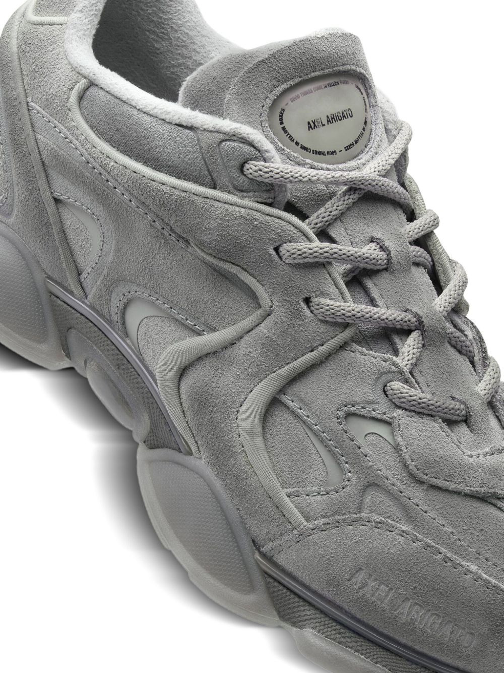 sculpted-panel sneakers - 4